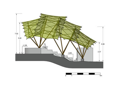 Gallery of Bamboo Amphitheater Space Structure / Bambutec Design  - 35
