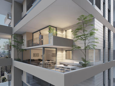 ¿Puede surgir buena arquitectura del negocio inmobiliario? Un proyecto de 'casas en altura' en Santiago de Chile