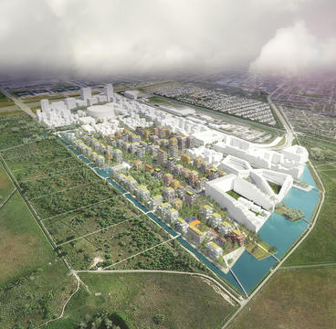 Estudio Lunar, propuesta para el plan maestro de Ørestad Syd en Dinamarca