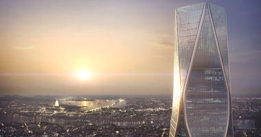 SOM Unveils Images of Striking Mixed-Use Tower in Hangzhou, China