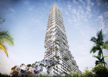 Propuesta de torre de usos mixtos en Dubai desafía densidad urbana