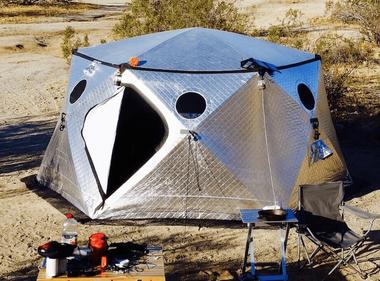 Prefab Pop-Up Shelter Designed for Burning Man and Perfected for Disaster Relief
