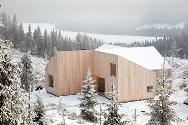 挪威雪山小屋 Mylla Hytte / Mork-Ulnes Architects 