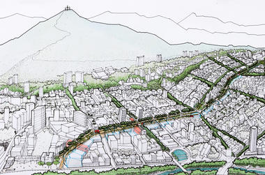 Colectivo 720 + De Arquitectura y Paisaje, segundo lugar en concurso de espacio público en la avenida Sexta de Cali, Colombia