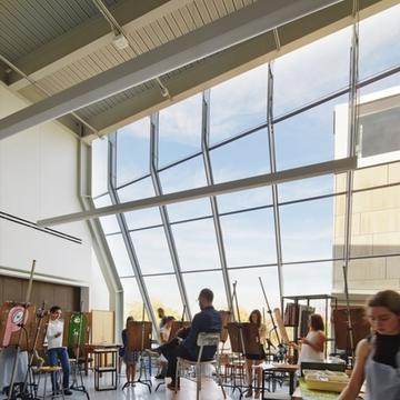 Gordon  Park  Arts  Hall /  Motorized FlexShades ® from Draper