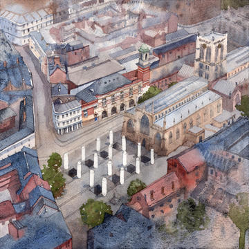 Gallery of 100 Architectural Sketches  - 98