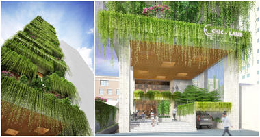 Gallery of VTN Architects Designs Hotel with Cascading Greenery for Narrow Site in Vietnam  - 1
