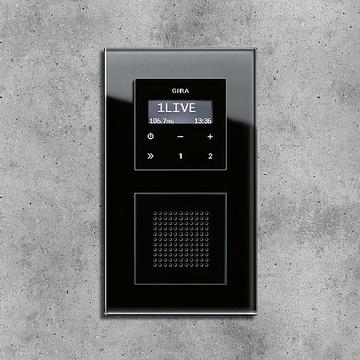 Gira RDS flush-mounted radio from GIRA