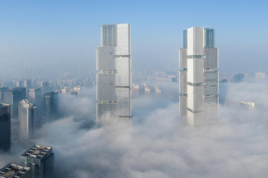 郑州郑东绿地中心双塔 / gmp Architects