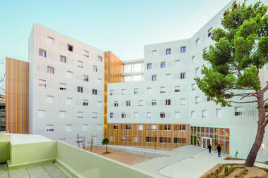 画廊 法国科尔尼学生公寓，八层纯木结构打造宜人居所 / A+Architecture  - 9