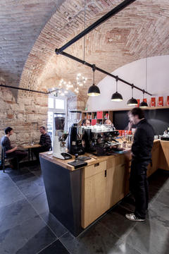 Gallery of Small Cafe Designs: 20 Aspirational Examples in Plan & Section  - 14