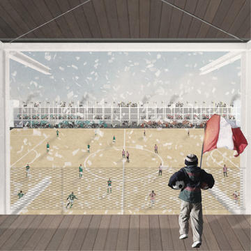 Todo es cancha, uno de los 10 ganadores del Concurso Arquitectura Caliente 2018 en proyectos de título