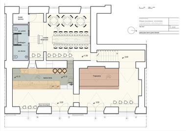 Gallery of Small Cafe Designs: 20 Aspirational Examples in Plan & Section  - 32