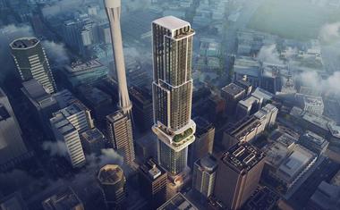 画廊 奥克兰市中心高层建筑竞赛公布！扎哈事务所、伍兹·贝格事务所等五家入围  - 6