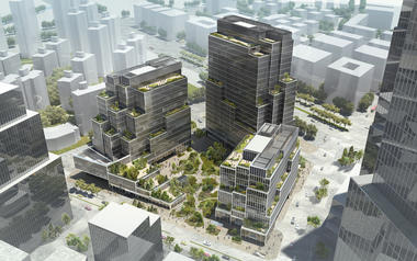 Henning Larsen projeta oásis urbano no centro de Xangai