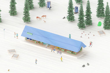 USUS Architectes Propose Modular Design for Millevaches Plateau Competition