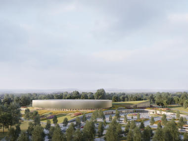 Mecanoo and Metaform Win Mondorf-les-Bains Velodrome and Sports Complex