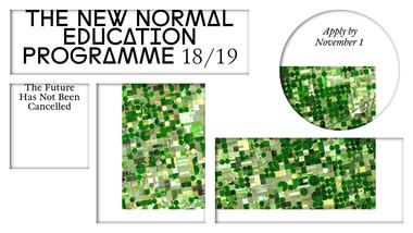 Call for Applications: THE NEW NORMAL 2018/19