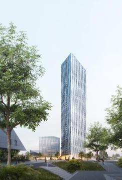 Gallery of Barkow Leibinger Win Competition For Berlin's Tallest High-Rise  - 6