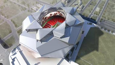 La cubierta retráctil diseñada por 360 Architecture para el nuevo Estadio de Atlanta