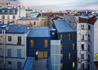 Moradia Social na Belleville / Atelier du Pont