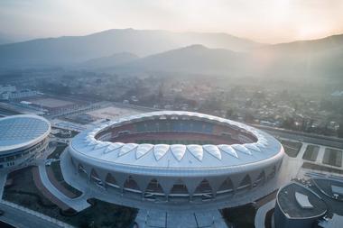 Gallery of Linxia Olympic Sports Center Stadium / DUST design  - 1