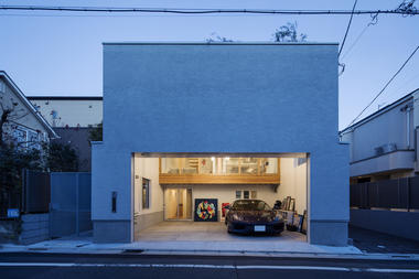 Casa Garaje Vestíbulo / Tsukagoshi Miyashita Sekkei + Keitarchi