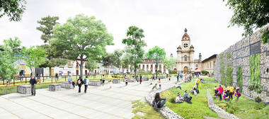 Taller Alterno + Laura Flórez + Alexander Jiménez, primer lugar en diseño del Parque Rumipamba en Pasto, Colombia