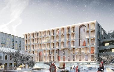 Kleinewelt propõe bloco habitacional de uso misto em Moscou