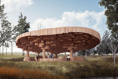 Francis Kéré Designs a Wooden Art Pavilion for Tippet Rise