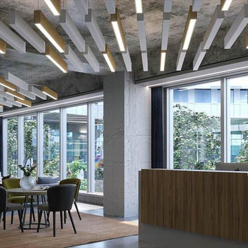 SoundBar Acoustic and Lighting Ceilings from Arktura
