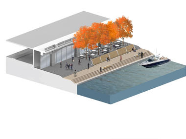 Gallery of Chicago Riverwalk Proposal / Sasaki Associates +  Ross Barney Architects  - 7