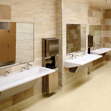 Case Study: Restrooms at Indian Wells Tennis Garden from Bradley Corporation  USA