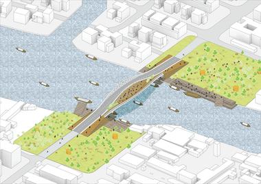 Gallery of MVRDV Reveals Design For Dawn Bridge, A 80m-Long Dual Use Crossing in Shanghai  - 4