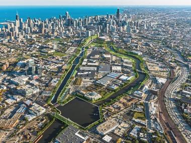 Gallery of World’s First Floating Eco-Park Planned for Chicago River  - 1
