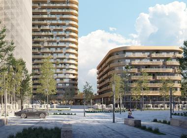 Mecanoo Wins Frankfurt Grand Central Tower Competition