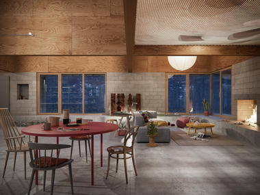 Gallery of WOJR Explores Symmetry in Woodland Pyramid House  - 6