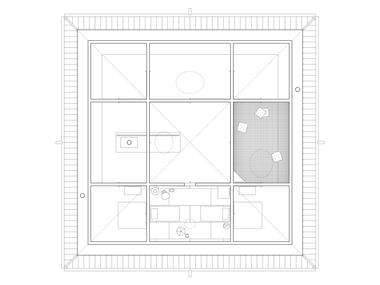 Gallery of WOJR Explores Symmetry in Woodland Pyramid House  - 18