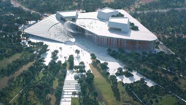 Snøhetta's Shanghai Grand Opera House Evokes the Image of an Unfolding Fan