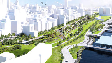 BIG transformará autopista de Brooklyn con proyecto de paisajismo urbano