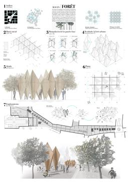 Galería de Propuesta Ganadora para el Pabellón Concéntrico en Rouen: FÔRET, llevar el bosque a la ciudad.  - 6