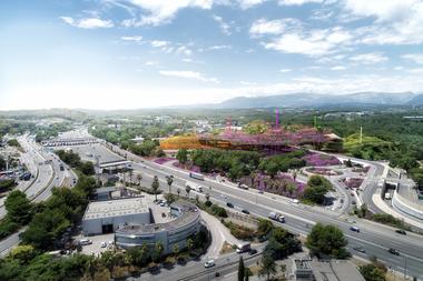 Gallery of Jean Nouvel + OXO Architectes design Mountainous Mixed-Use Campus in Antibes  - 9