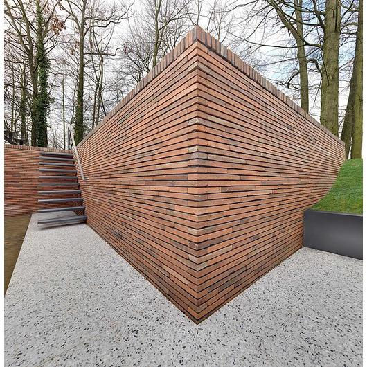 Long Brick Wall Cladding by Tony Abrahams | ArchDaily