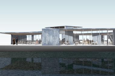 zU-Studio Creates Floating Harbor Pavilion for Amsterdam