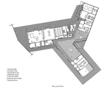 Galería de Art and Crafts Studios / poly.m.ur   - 41