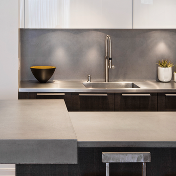 Concrete Countertops and Features from Trueform Concrete