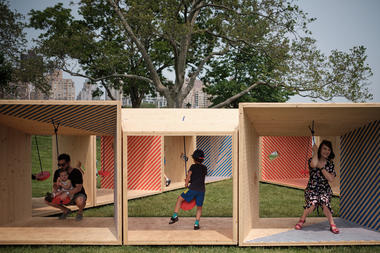 Pavilhão Balanços Recuperados / Somewhere Studio