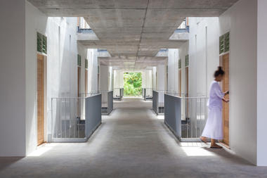 Gallery of Women’s Dormitory & Meditation Building / Walllasia  - 4