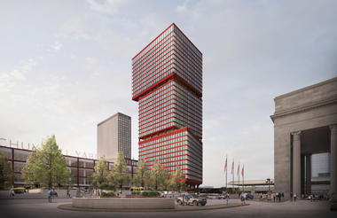 PAU Reveals New JFK Towers for Philadelphia's Schuylkill Yards