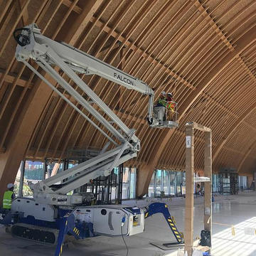 Falcon Spider Lift in Cebu International Airport from Falcon Lifts